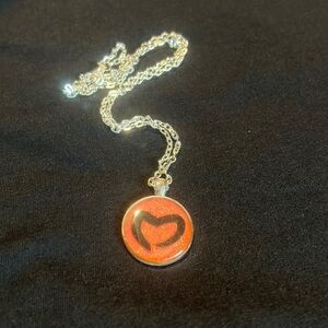 New Light Pink Heart Necklace